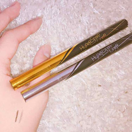 ハイパーシャープ ライナー R/MAYBELLINE NEW YORK/リキッドアイライナーを使ったクチコミ(2枚目)