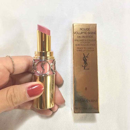 ルージュ ヴォリュプテ シャイン/YVES SAINT LAURENT BEAUTE/口紅を使ったクチコミ(1枚目)