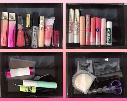 3段式クリアーケース/DAISO/その他化粧小物を使ったクチコミ(4枚目)