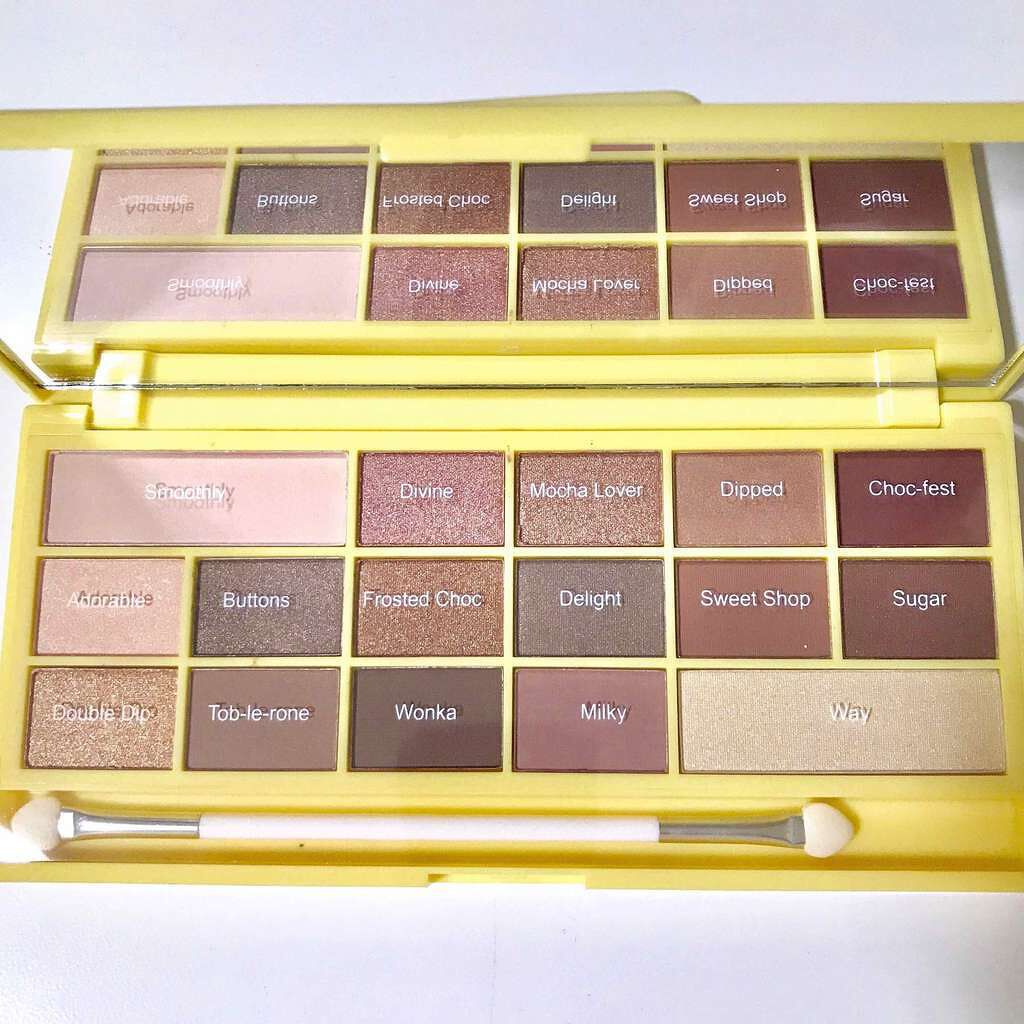 アイラブチョコレート/MAKEUP REVOLUTION/アイシャドウパレットを使ったクチコミ(3枚目)