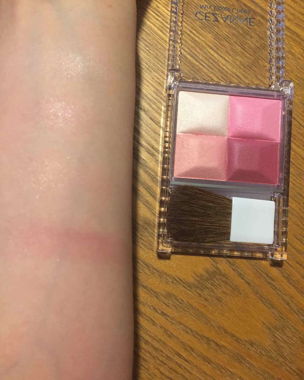 ミックスカラーチーク/CEZANNE/パウダーチークを使ったクチコミ(2枚目)