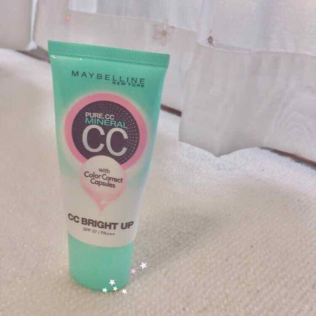 ピュアミネラル CC ブライトアップ/MAYBELLINE NEW YORK/CCクリームを使ったクチコミ（1枚目）