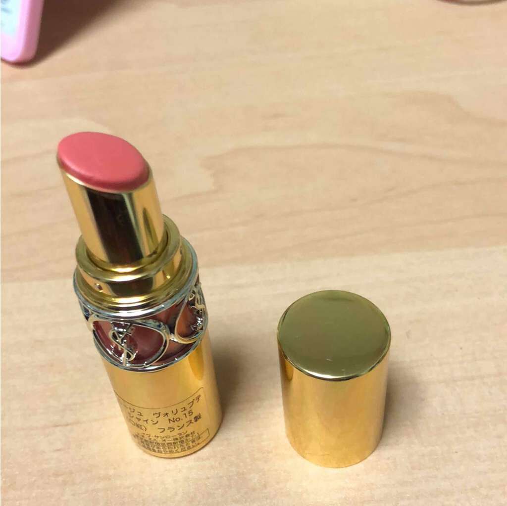 ルージュ ヴォリュプテ シャイン/YVES SAINT LAURENT BEAUTE/口紅を使ったクチコミ(1枚目)