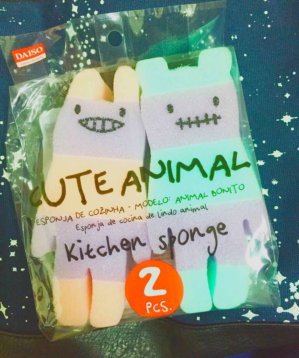 キュートアニマル キッチンスポンジ/DAISO/その他を使ったクチコミ(1枚目)