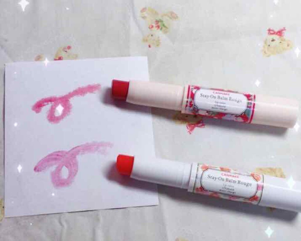 ステイオンバームルージュ/キャンメイク/口紅を使ったクチコミ(3枚目)