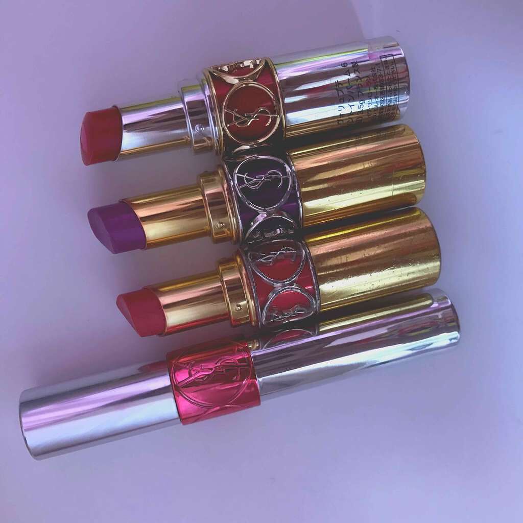 ルージュ ヴォリュプテ シャイン/YVES SAINT LAURENT BEAUTE/口紅を使ったクチコミ（1枚目）