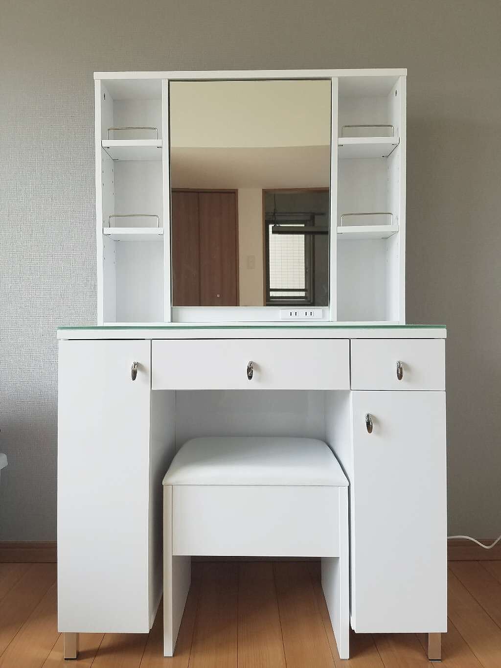 ⭐️美品⭐️ニトリ ドレッサー フェリベーネ ホワイト化粧台 ドレッサー|ニトリの口コミ - ニトリドレッサー(フェリベーネ