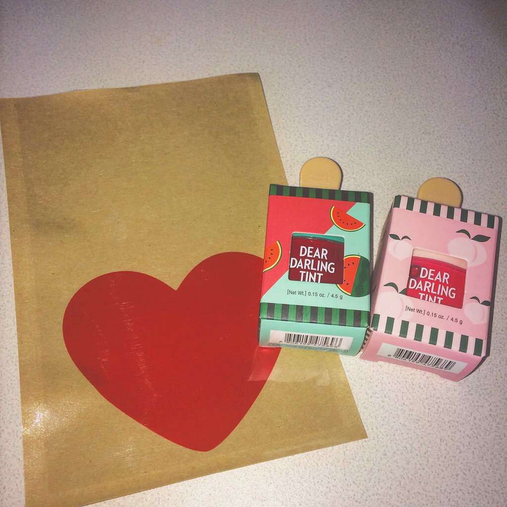 ディアダーリン ウォータージェルティント (アイスティント)/ETUDE/口紅を使ったクチコミ(1枚目)