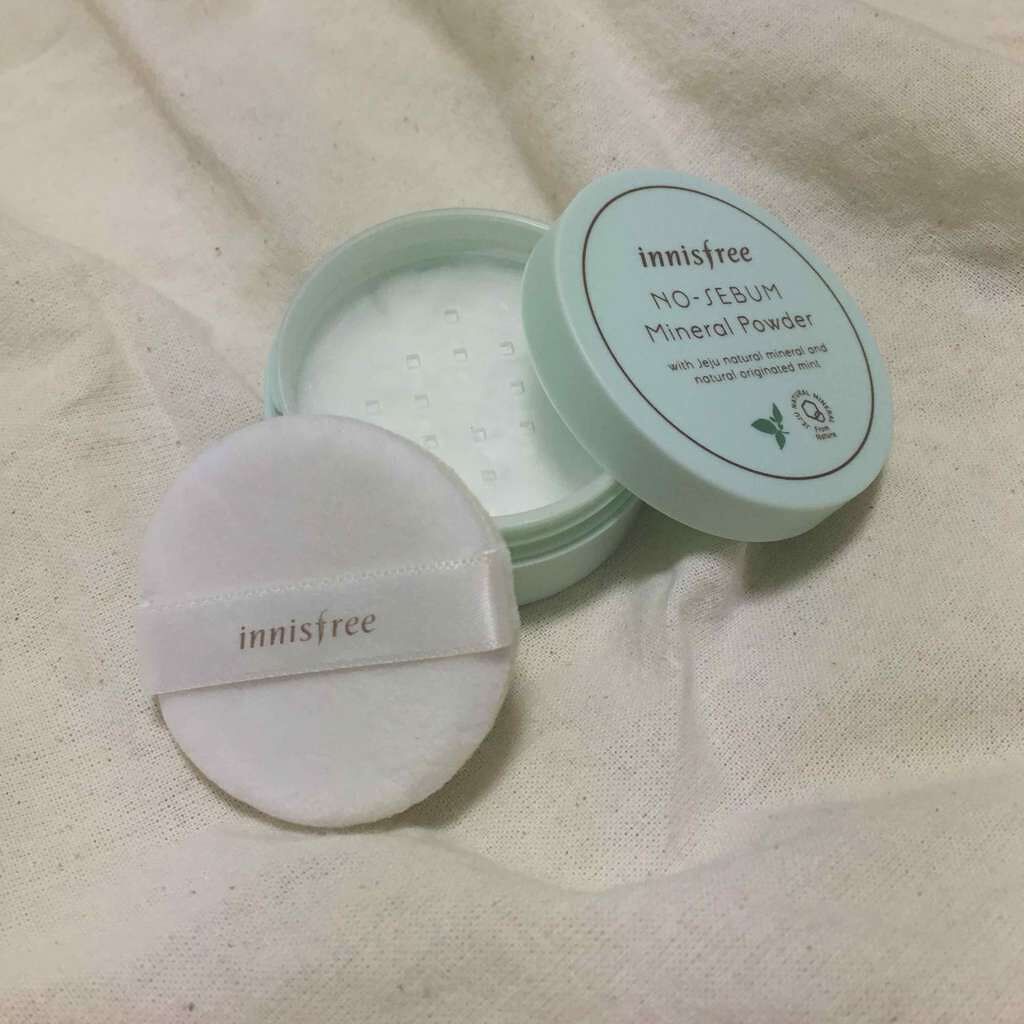 ノーセバム ミネラルパウダー/innisfree/ルースパウダーを使ったクチコミ（2枚目）
