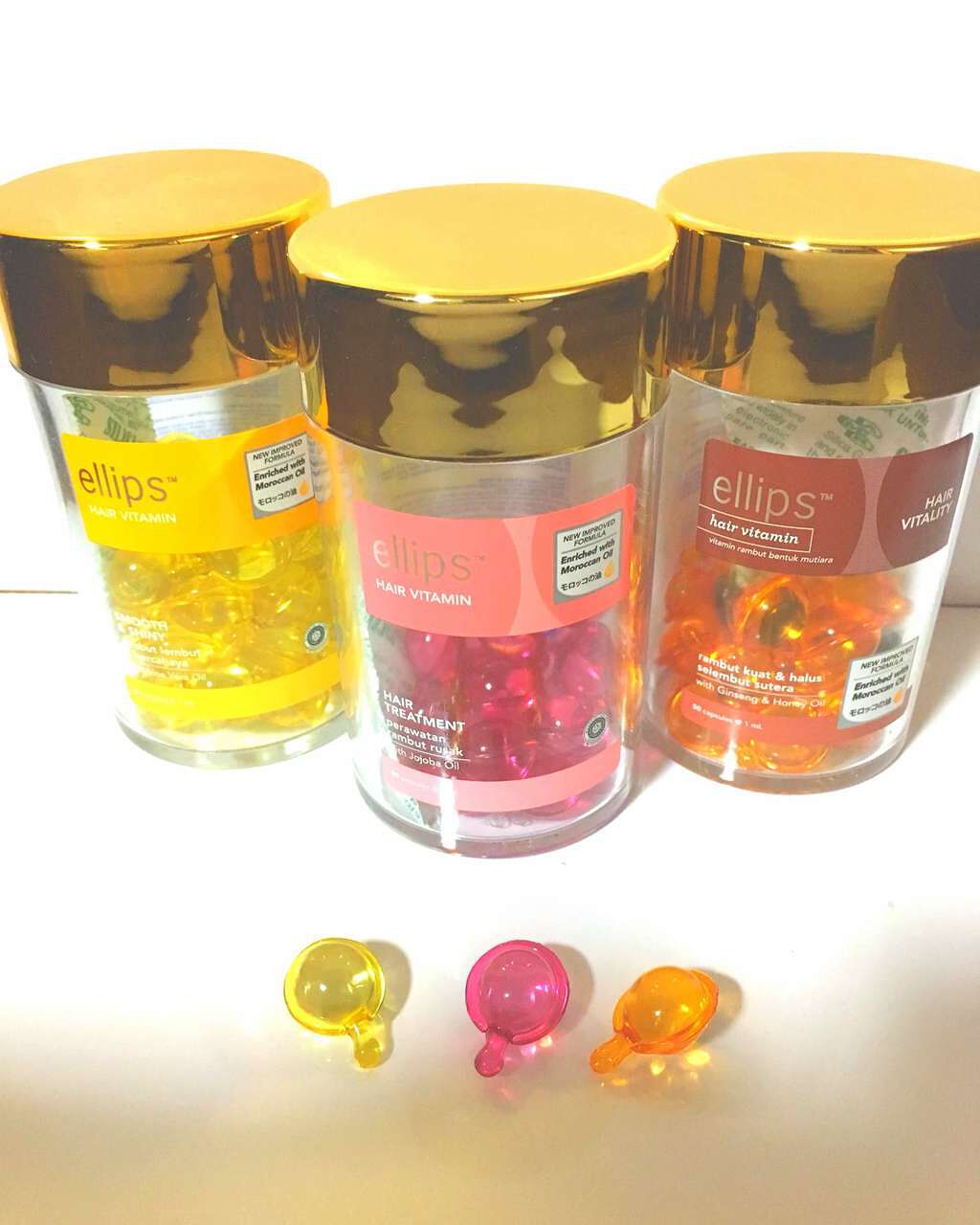 ヘアーオイル【トリートメント】/ellips/ヘアオイルを使ったクチコミ(1枚目)