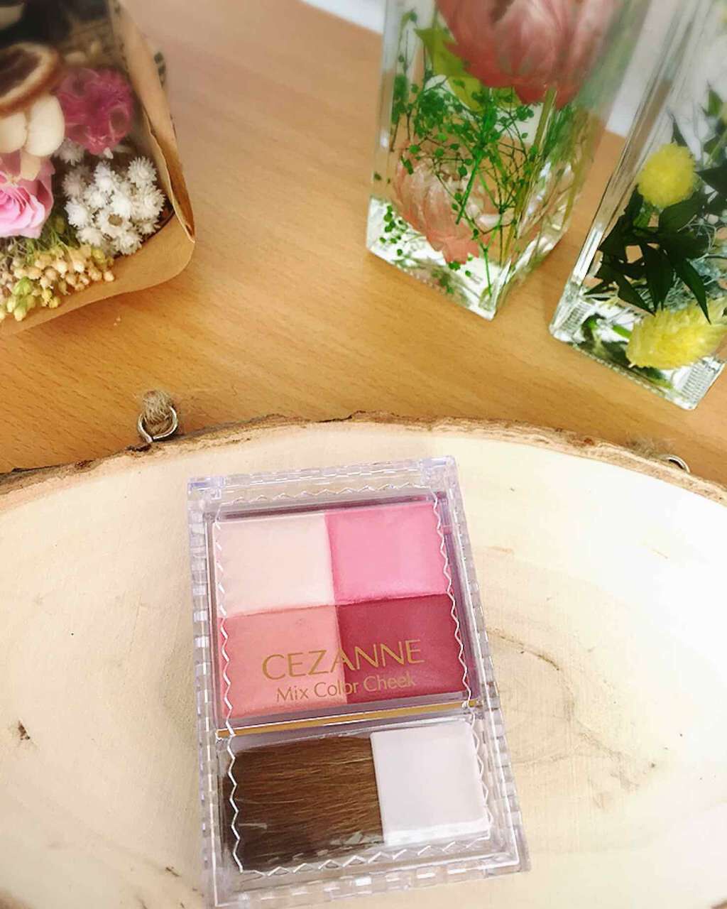 ミックスカラーチーク/CEZANNE/パウダーチークを使ったクチコミ(1枚目)