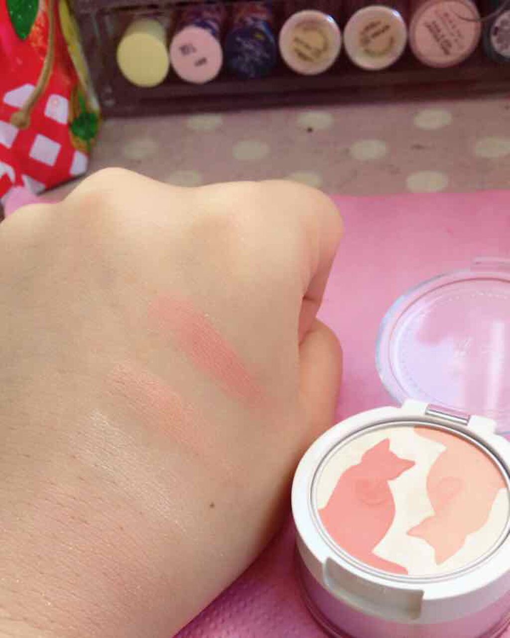 キャットチークカラー/ettusais/パウダーチークを使ったクチコミ(2枚目)