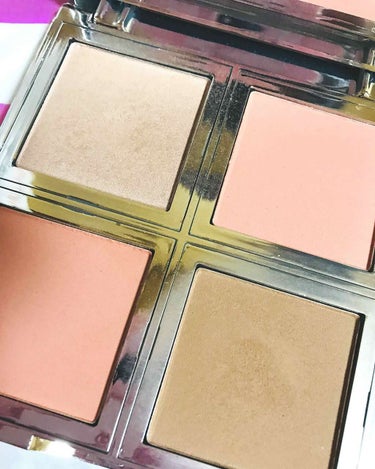 e.l.f. Cosmetics トータルフェイスパレットのクチコミ「こんばんは(*^ω^*)

elf Total Face Palette♡
4色展開でハイライ.....」（3枚目）