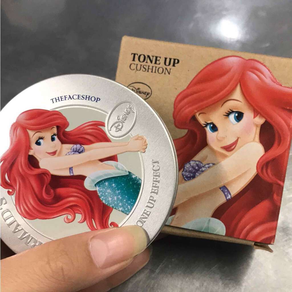 ディズニートーンアップクッション/THE FACE SHOP/クッションファンデーションを使ったクチコミ(1枚目)