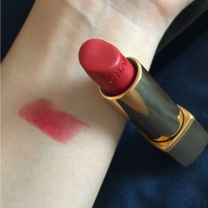 ルージュ アリュール ヴェルヴェット/CHANEL/口紅を使ったクチコミ(3枚目)