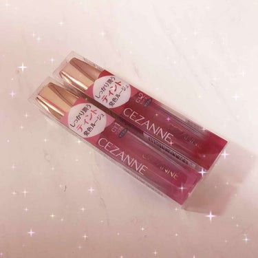 セザンヌのカラーティントリップ💄

＊CT1＊（2枚目右）
落ち着きのある青みがかったピンクです

＊CT2＊（2枚目左）
深みがある赤リップ
見た目より少し派手な印象です


テクスチャーはさらっとし