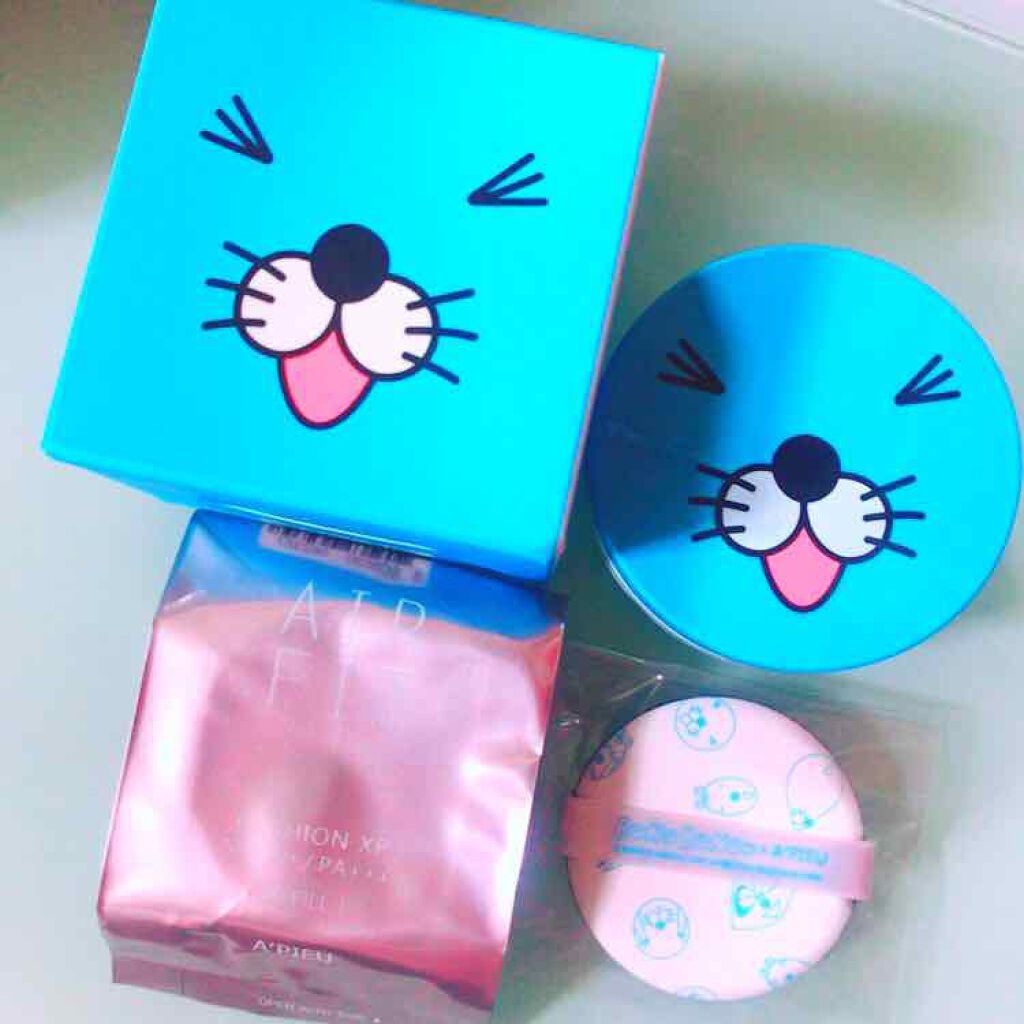 A'PIEU×ぼのぼの エアーフィットクッション/A’pieu/クッションファンデーションを使ったクチコミ(1枚目)