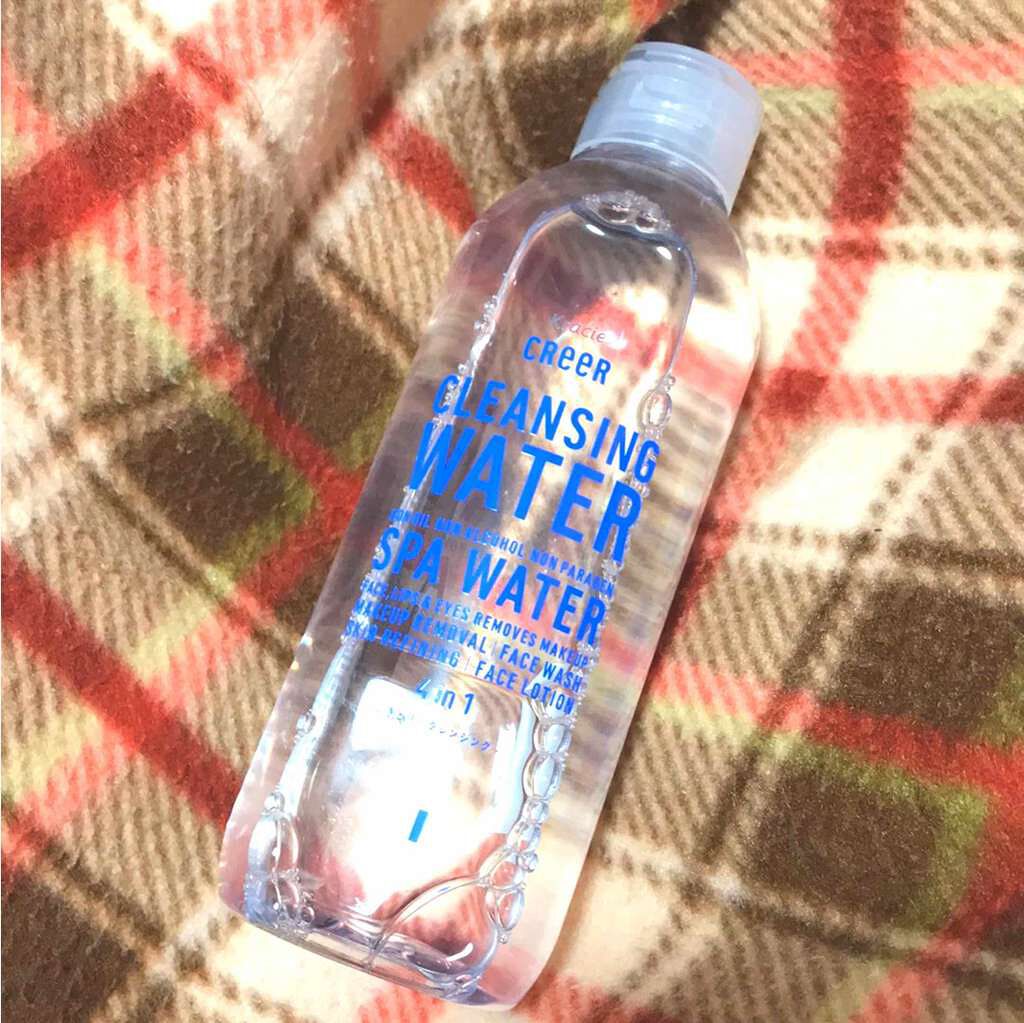 水クレンジング(旧)/CReeR/化粧水を使ったクチコミ（1枚目）