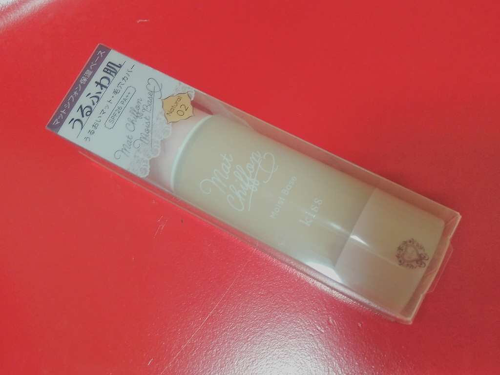 マットシフォンUVモイストベース/KiSS/化粧下地を使ったクチコミ(1枚目)