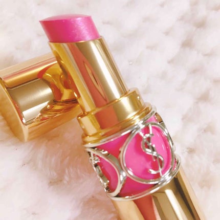 ルージュ ヴォリュプテ シャイン/YVES SAINT LAURENT BEAUTE/口紅を使ったクチコミ(2枚目)