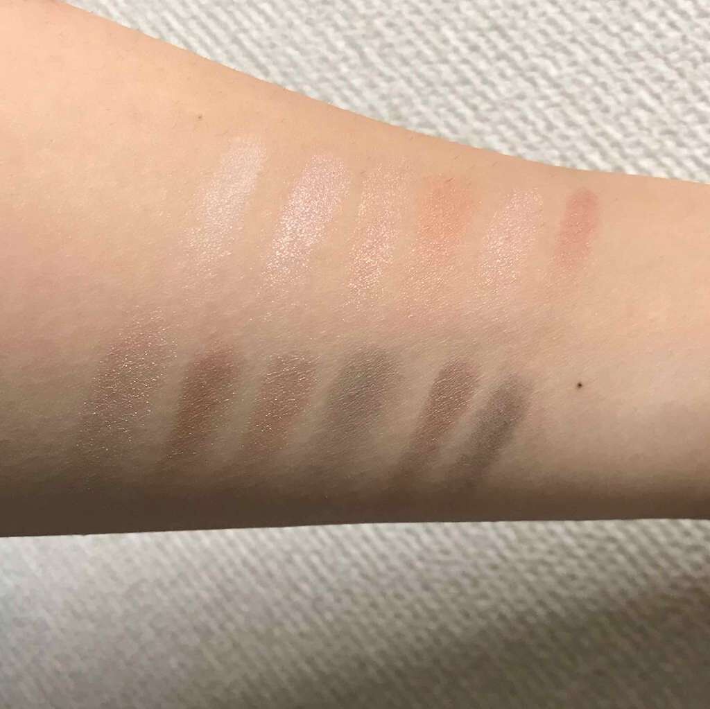 ヌードパレット ブラッシュド/MAYBELLINE NEW YORK/アイシャドウパレットを使ったクチコミ(2枚目)