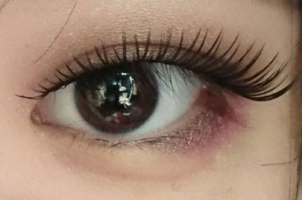 ぱっちりボリュームゴージャスデカ目/セリア/つけまつげを使ったクチコミ(2枚目)