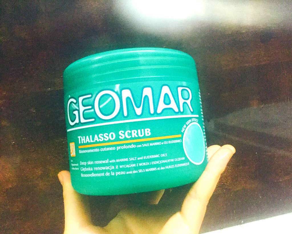 タラソスクラブ（トライアルサイズ）/ジェオマール/ボディスクラブを使ったクチコミ（1枚目）
