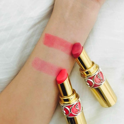 ルージュ ヴォリュプテ シャイン/YVES SAINT LAURENT BEAUTE/口紅を使ったクチコミ(3枚目)