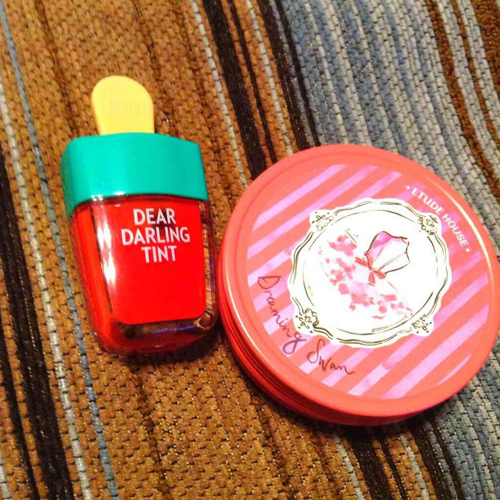 ディアダーリン ウォータージェルティント (アイスティント)/ETUDE/口紅を使ったクチコミ(1枚目)