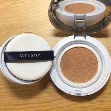 M クッション ファンデーション(モイスチャー)/MISSHA/クッションファンデーションを使ったクチコミ（2枚目）