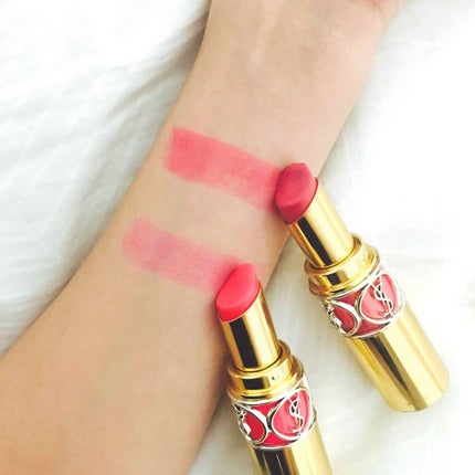 ルージュ ヴォリュプテ シャイン/YVES SAINT LAURENT BEAUTE/口紅を使ったクチコミ(3枚目)