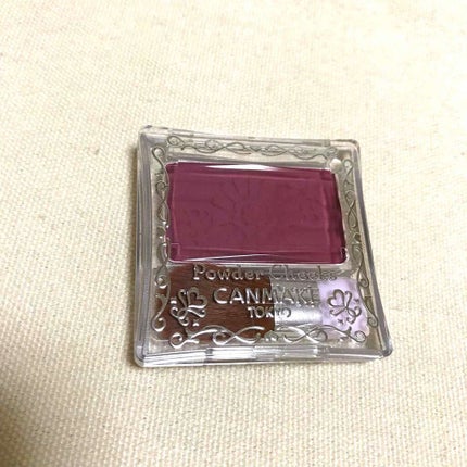 【旧品】パウダーチークス/キャンメイク/パウダーチークを使ったクチコミ(1枚目)