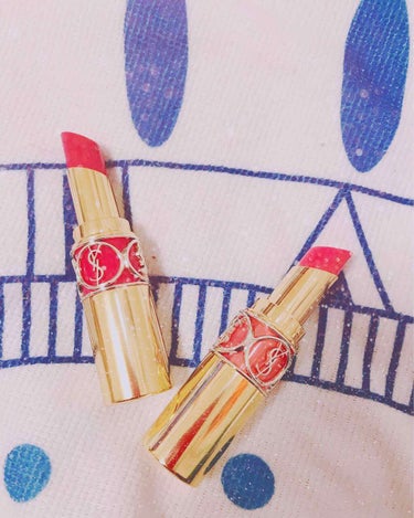 💄ルージュヴォリュプテシャイン💄

ルージュヴォリュプテシャインは好きすぎて何本か持っていますが、その中でもお気に入りの２本💗

(右)5  フューシャインエクセス
→『恋に落ちるラズベリーレッド』
赤