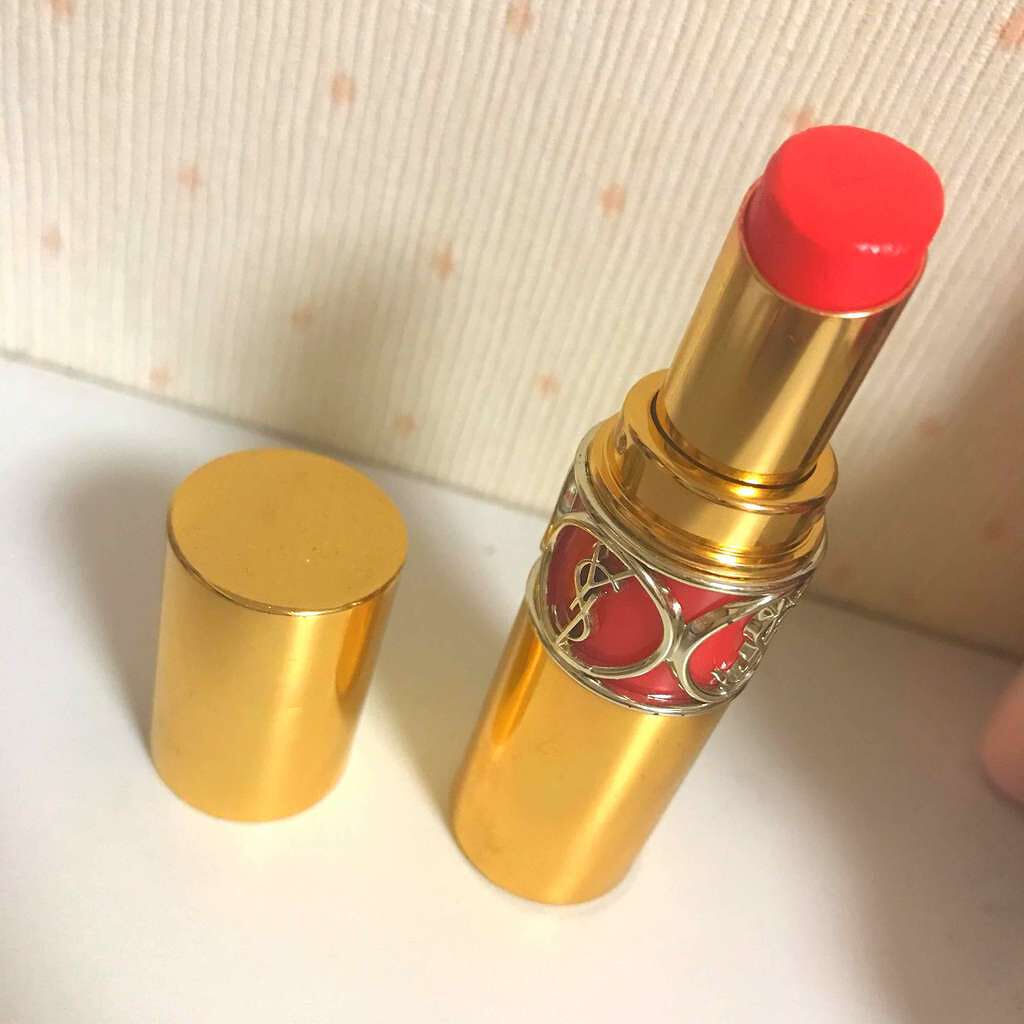 ルージュ ヴォリュプテ シャイン/YVES SAINT LAURENT BEAUTE/口紅を使ったクチコミ(1枚目)
