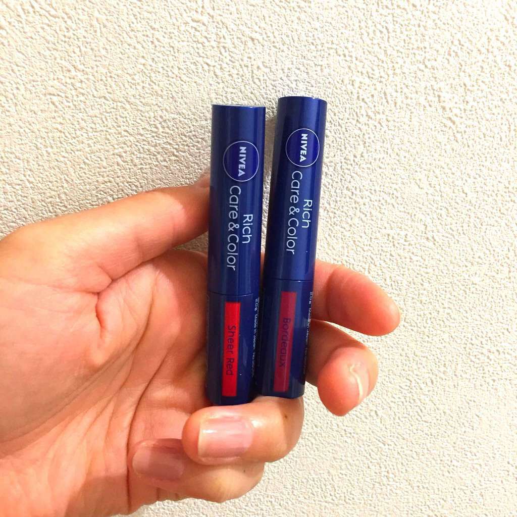 ニベア リッチケア&カラーリップ/ニベア/リップクリームを使ったクチコミ(1枚目)