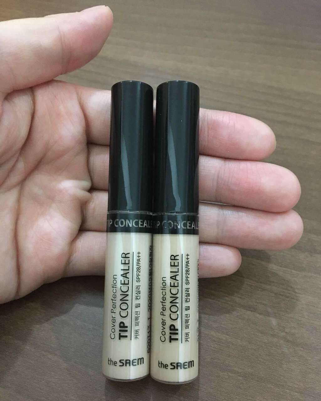 カバーパーフェクション チップコンシーラー/the SAEM/リキッドコンシーラーを使ったクチコミ(1枚目)