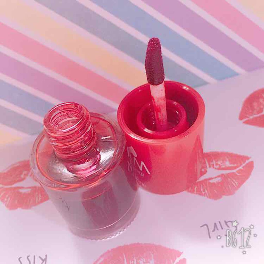 ウォーターティント/ETUDE/リップグロスを使ったクチコミ（3枚目）