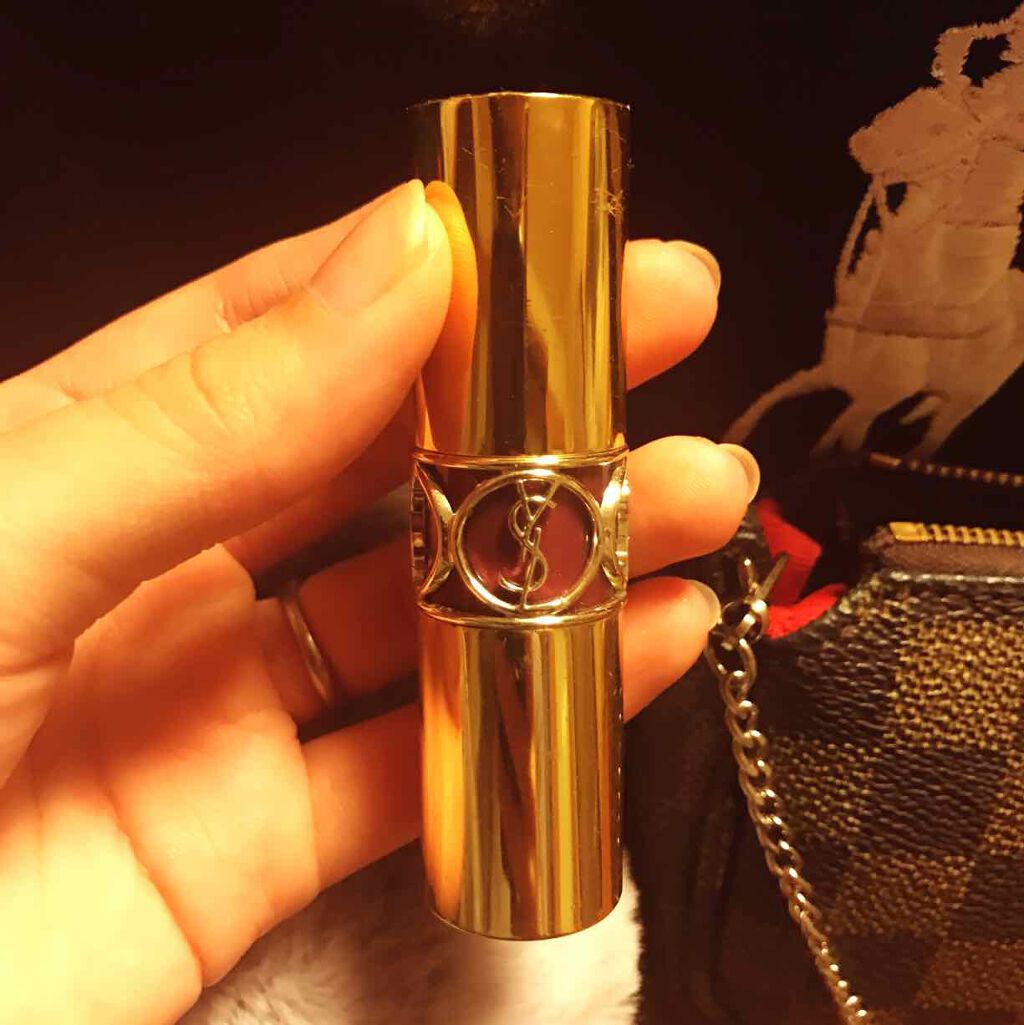 ルージュ ヴォリュプテ シャイン/YVES SAINT LAURENT BEAUTE/口紅を使ったクチコミ(1枚目)