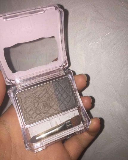 ナチュラルシフォンアイブロウ 01 スウィートティラミス/キャンメイク/パウダーアイブロウを使ったクチコミ(1枚目)