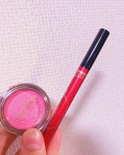 リキッドアイライナー ウォータープルーフ スーパーブラック/ドーリーウインク/リキッドアイライナーを使ったクチコミ(1枚目)