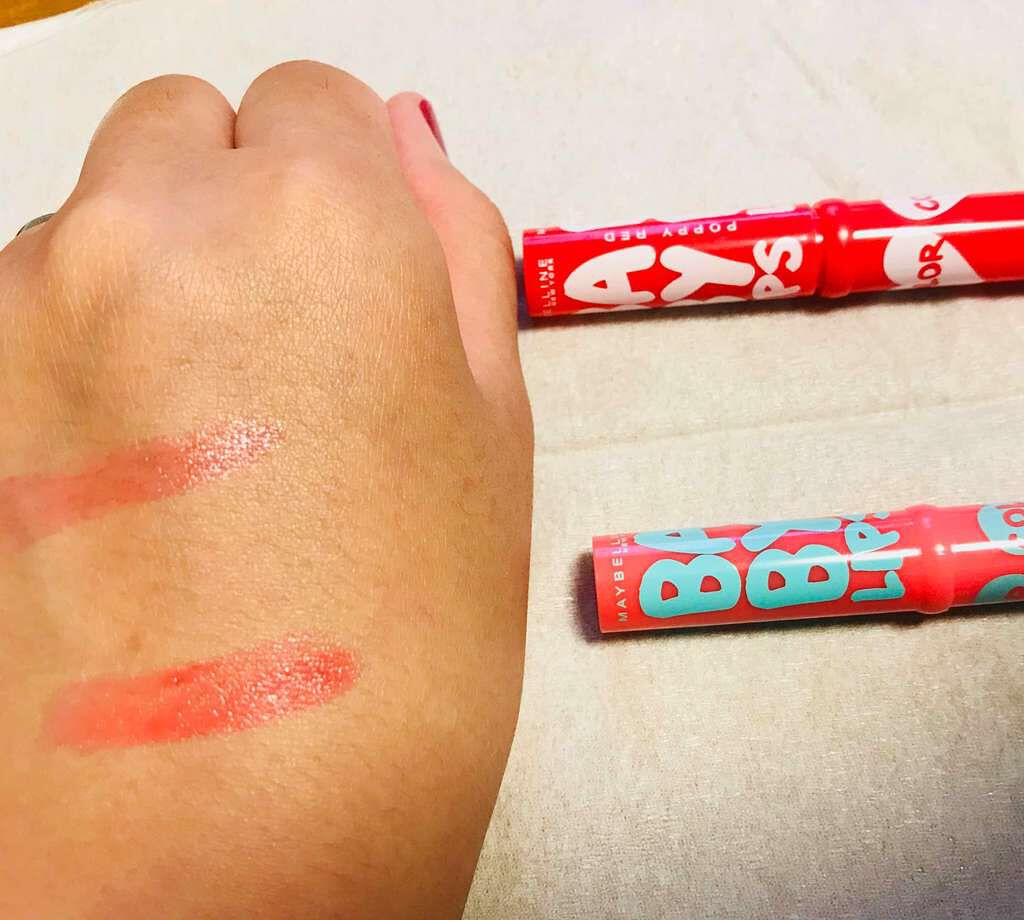 リップクリーム カラー BABY LIPS/MAYBELLINE NEW YORK/リップケアを使ったクチコミ（1枚目）