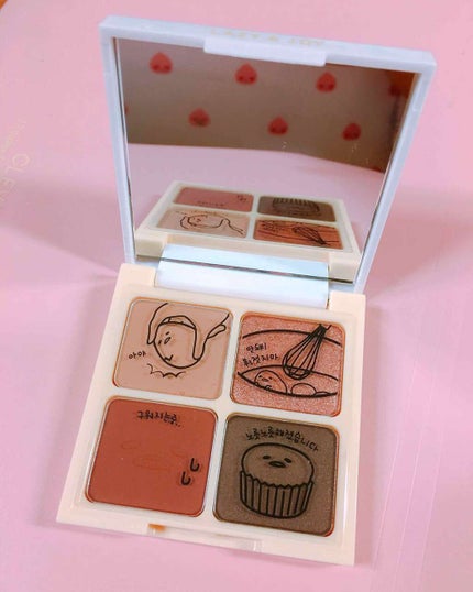 ぐでたまアイシャドウ/HOLIKA HOLIKA/アイシャドウパレットを使ったクチコミ(1枚目)