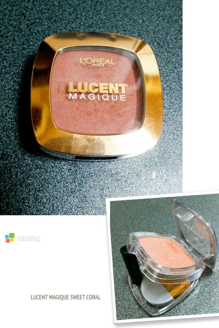 ルーセントマジック パウダーブラッシュ/ロレアル パリ/パウダーチークを使ったクチコミ(1枚目)