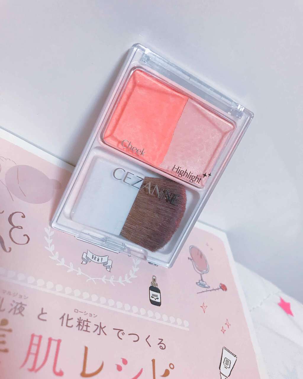 シルクタッチチーク/CEZANNE/パウダーチークを使ったクチコミ（1枚目）