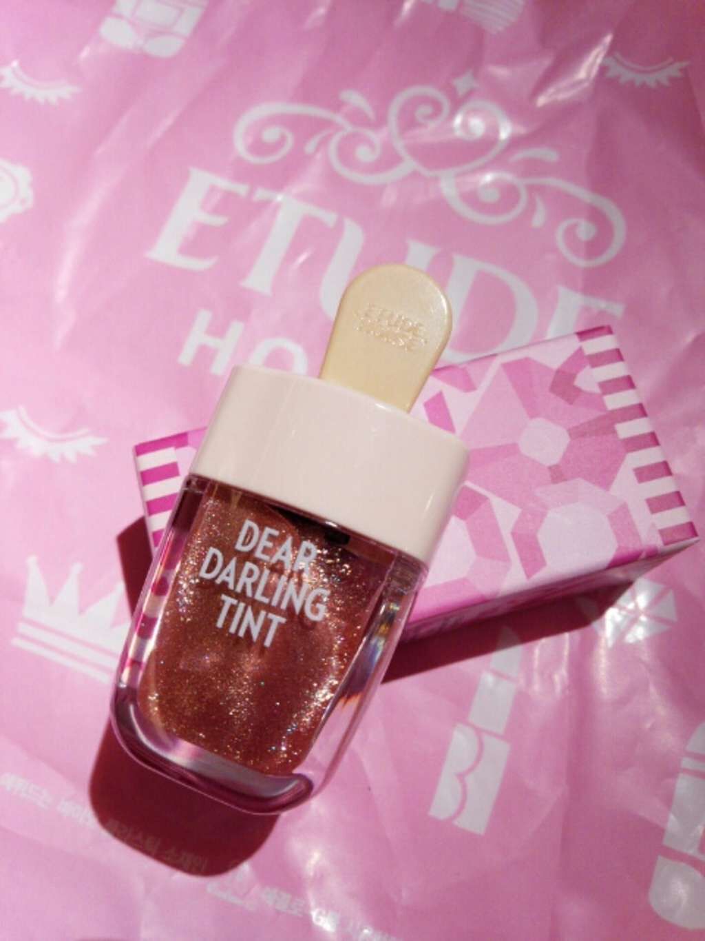 ディアダーリン ウォータージェルティント (アイスティント)/ETUDE/口紅を使ったクチコミ(1枚目)