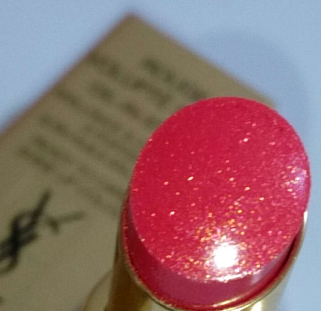 ルージュ ヴォリュプテ シャイン/YVES SAINT LAURENT BEAUTE/口紅を使ったクチコミ(2枚目)