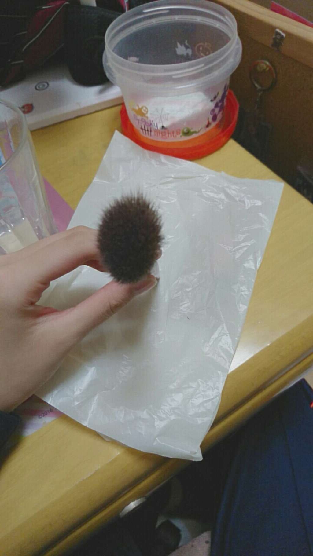 春姫 チークブラシ/DAISO/メイクブラシを使ったクチコミ（3枚目）