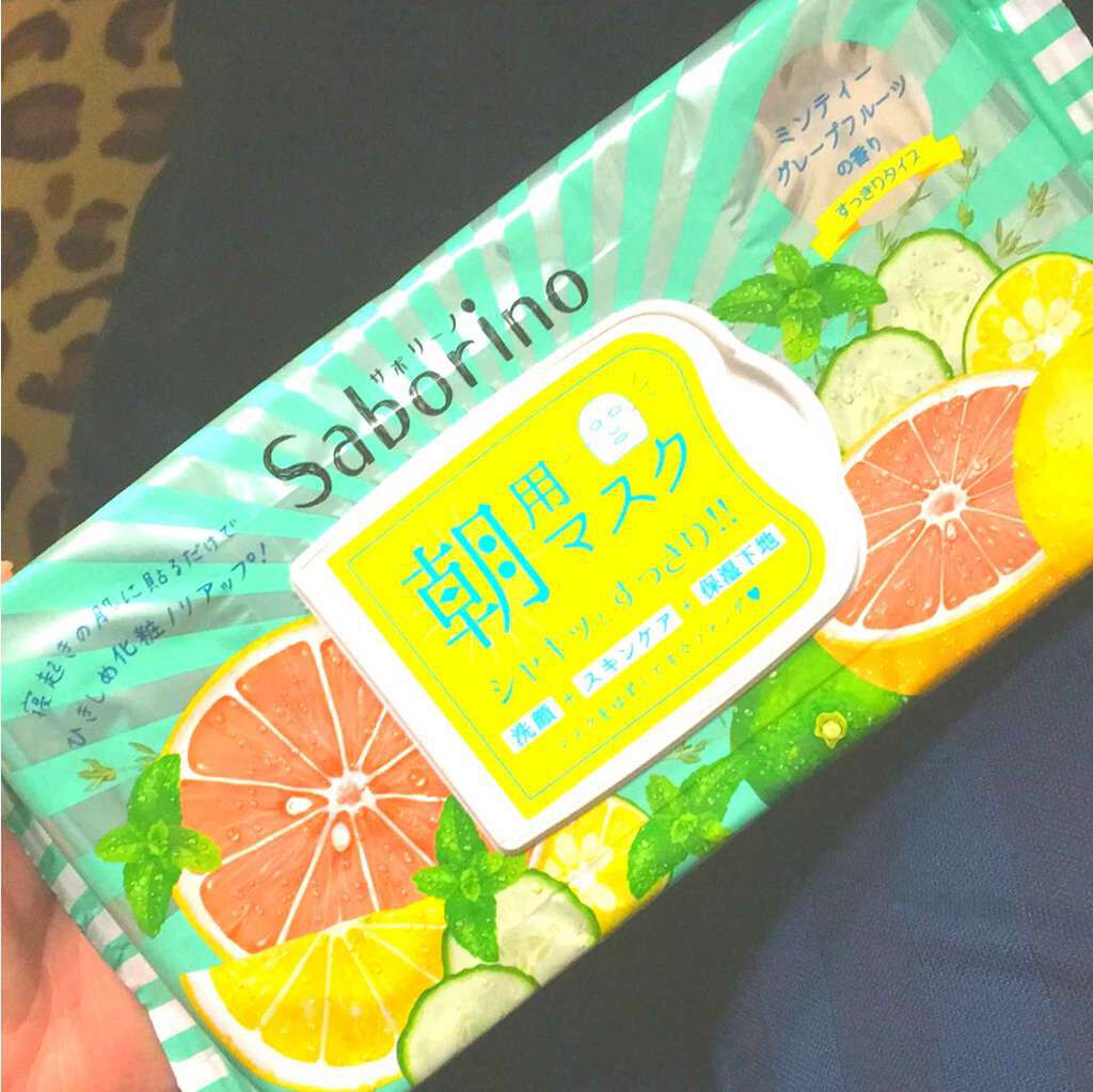 目ざまシート 爽やか果実のすっきりタイプ/サボリーノ/シートマスク・パックを使ったクチコミ(1枚目)
