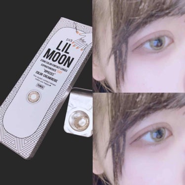 LILMOON
Cream beige

LILMOONのカラコン14.4mmです🕸
写真が見づらくてすいません😖

ふちが濃くないので、ふんわりと目に馴染みやすいです🦋

色も薄いベージュなので、ハー