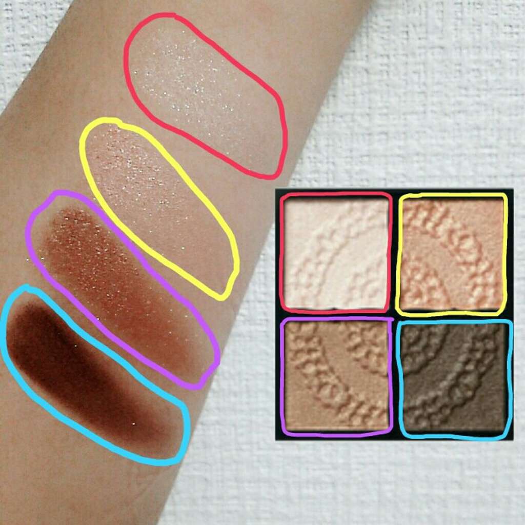 グロッシーリッチ アイズ/Visée/アイシャドウパレットを使ったクチコミ（3枚目）